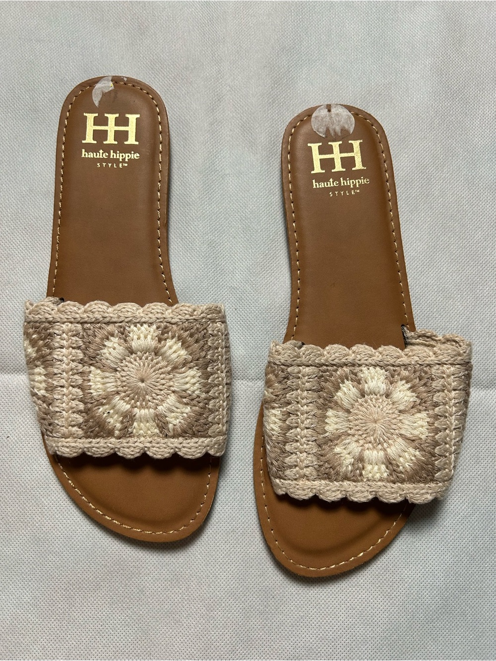 Haute Hippie Rianne boho crochet sandals size 9 NWOB